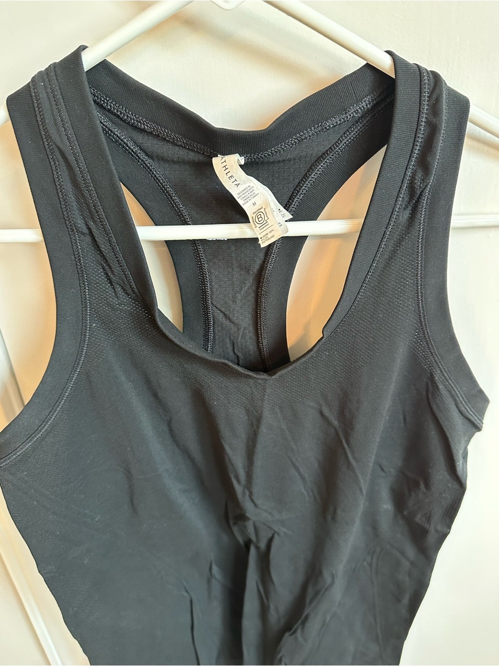 Athleta Black Racerback Performance Tank - Picture 3 of 4